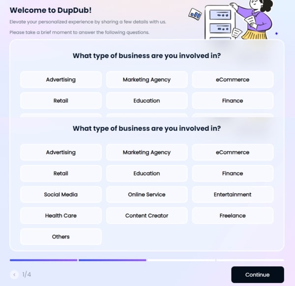 dupdub-etape-de-création-compte
