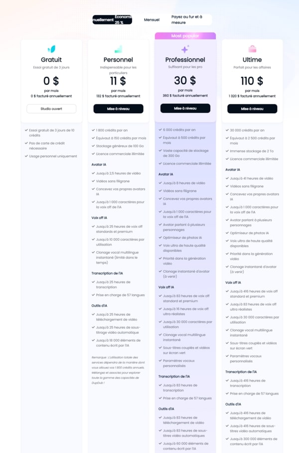 dupdub-plans-tarifaires