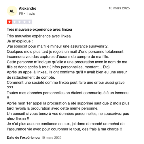 linxea-avis-trustpilot-negatifs