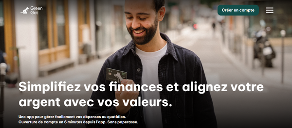 Moins spécialisée que les néobanques vertes